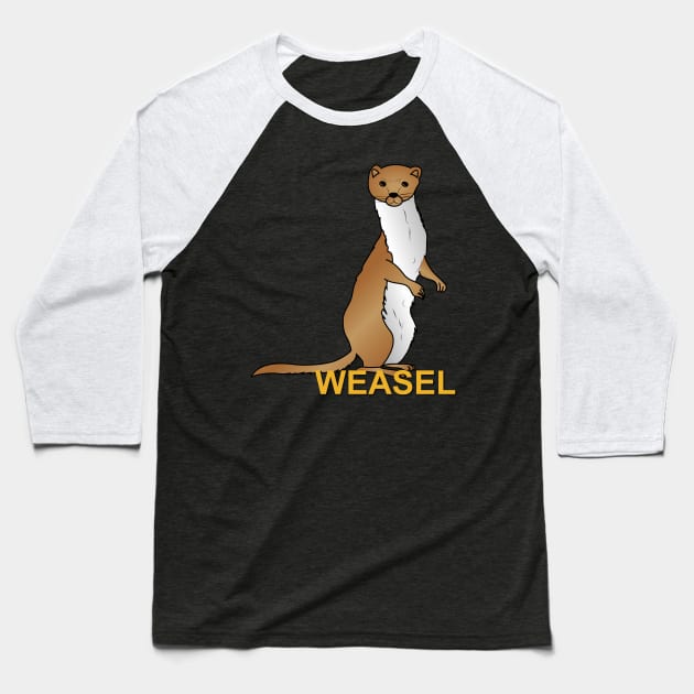 Great weasel Baseball T-Shirt by Pet & Nature Lovers